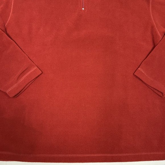 Vintage 90s Oxide Sportswear Men Red Fleece 1/4 Zip Sweatshirt Size XL Mock Neck - Picture 3 of 8